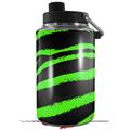 Skin Decal Wrap for Yeti 1 Gallon Jug Zebra Green - JUG NOT INCLUDED by WraptorSkinz