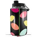 Skin Decal Wrap for Yeti 1 Gallon Jug Plain Leaves On Black - JUG NOT INCLUDED by WraptorSkinz