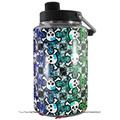 Skin Decal Wrap for Yeti 1 Gallon Jug Splatter Girly Skull Rainbow - JUG NOT INCLUDED by WraptorSkinz