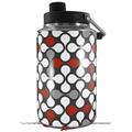 Skin Decal Wrap for Yeti 1 Gallon Jug Locknodes 05 Red Dark - JUG NOT INCLUDED by WraptorSkinz