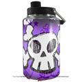 Skin Decal Wrap for Yeti 1 Gallon Jug Cartoon Skull Purple - JUG NOT INCLUDED by WraptorSkinz