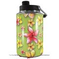 Skin Decal Wrap for Yeti 1 Gallon Jug Beach Flowers Sage Green - JUG NOT INCLUDED by WraptorSkinz