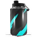 Skin Decal Wrap for Yeti 1 Gallon Jug Jagged Camo Neon Teal - JUG NOT INCLUDED by WraptorSkinz
