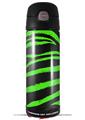 Skin Decal Wrap for Thermos Funtainer 16oz Bottle Zebra Green (BOTTLE NOT INCLUDED) by WraptorSkinz