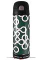 Skin Decal Wrap for Thermos Funtainer 16oz Bottle Locknodes 03 Hunter Green (BOTTLE NOT INCLUDED) by WraptorSkinz