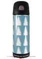 Skin Decal Wrap for Thermos Funtainer 16oz Bottle Winter Trees Blue (BOTTLE NOT INCLUDED) by WraptorSkinz