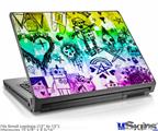 Laptop Skin (Small) - Scene Kid Sketches Rainbow