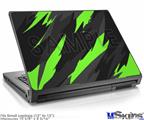 Laptop Skin (Small) - Jagged Camo Neon Green