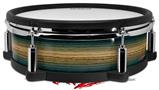 Skin Wrap works with Roland vDrum Shell PD-128 Drum Exotic Wood Zebra Wood Burst Deep Blue (DRUM NOT INCLUDED)