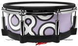 Skin Wrap works with Roland vDrum Shell PD-140DS Drum Locknodes 03 Lavender (DRUM NOT INCLUDED)