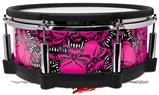 Skin Wrap works with Roland vDrum Shell PD-140DS Drum Scattered Skulls Hot Pink (DRUM NOT INCLUDED)