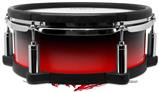 Skin Wrap works with Roland vDrum Shell PD-108 Drum Smooth Fades Red Black (DRUM NOT INCLUDED)