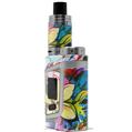 Skin Decal Wrap for Smok AL85 Alien Baby Floral Splash VAPE NOT INCLUDED