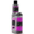 Skin Decal Wrap for Smok AL85 Alien Baby Skull Stripes Pink VAPE NOT INCLUDED