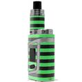 Skin Decal Wrap for Smok AL85 Alien Baby Stripes Green VAPE NOT INCLUDED