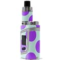 Skin Decal Wrap for Smok AL85 Alien Baby Kearas Polka Dots Purple And Blue VAPE NOT INCLUDED