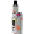 Skin Decal Wrap for Smok AL85 Alien Baby Plain Leaves On Gray VAPE NOT INCLUDED