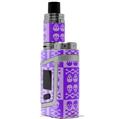 Skin Decal Wrap for Smok AL85 Alien Baby Skull And Crossbones Pattern Purple VAPE NOT INCLUDED