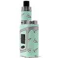 Skin Decal Wrap for Smok AL85 Alien Baby Paper Planes Mint VAPE NOT INCLUDED