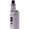 Skin Decal Wrap for Smok AL85 Alien Baby Paper Planes Lavender VAPE NOT INCLUDED
