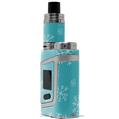 Skin Decal Wrap for Smok AL85 Alien Baby Winter Snow Teal Blue VAPE NOT INCLUDED