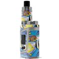 Skin Decal Wrap for Smok AL85 Alien Baby Tropical Fish 01 Blue Medium VAPE NOT INCLUDED