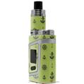Skin Decal Wrap for Smok AL85 Alien Baby Nautical Anchors Away 02 Sage Green VAPE NOT INCLUDED