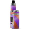 Skin Decal Wrap for Smok AL85 Alien Baby Two Tone Waves Purple Red VAPE NOT INCLUDED