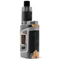 Skin Decal Wrap for Smok AL85 Alien Baby Poppy Orange Black VAPE NOT INCLUDED