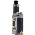 Skin Decal Wrap for Smok AL85 Alien Baby Poppy Orange Navy VAPE NOT INCLUDED