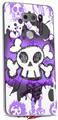 Skin Decal Wrap for LG V30 Cartoon Skull Purple