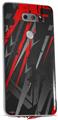 Skin Decal Wrap for LG V30 Baja 0014 Red