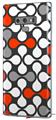 Decal style Skin Wrap compatible with Samsung Galaxy Note 9 Locknodes 05 Red
