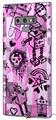 Decal style Skin Wrap compatible with Samsung Galaxy Note 9 Scene Kid Sketches Pink