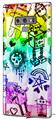 Decal style Skin Wrap compatible with Samsung Galaxy Note 9 Scene Kid Sketches Rainbow