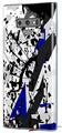 Decal style Skin Wrap compatible with Samsung Galaxy Note 9 Baja 0018 Blue Royal