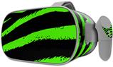 Decal style Skin Wrap compatible with Oculus Go Headset - Zebra Green (OCULUS NOT INCLUDED)