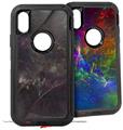 2x Decal style Skin Wrap Set compatible with Otterbox Defender iPhone X and Xs Case - Aeronaut (CASE NOT INCLUDED)