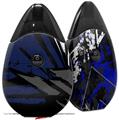 Skin Decal Wrap 2 Pack compatible with Suorin Drop Baja 0040 Blue Navy VAPE NOT INCLUDED
