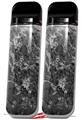 Skin Decal Wrap 2 Pack for Smok Novo v1 Marble Granite 06 Black Gray VAPE NOT INCLUDED