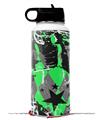 Skin Wrap Decal compatible with Hydro Flask Wide Mouth Bottle 32oz SceneKid Green (BOTTLE NOT INCLUDED)