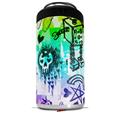 WraptorSkinz Skin Decal Wrap compatible with Yeti 16oz Tall Colster Can Cooler Insulator Scene Kid Sketches Rainbow (COOLER NOT INCLUDED)
