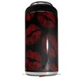 WraptorSkinz Skin Decal Wrap compatible with Yeti 16oz Tall Colster Can Cooler Insulator Red And Black Lips (COOLER NOT INCLUDED)