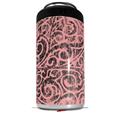 WraptorSkinz Skin Decal Wrap compatible with Yeti 16oz Tall Colster Can Cooler Insulator Folder Doodles Pink (COOLER NOT INCLUDED)