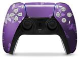 WraptorSkinz Skin Wrap compatible with the Sony PS5 DualSense Controller Bokeh Butterflies Purple (CONTROLLER NOT INCLUDED)