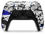 WraptorSkinz Skin Wrap compatible with the Sony PS5 DualSense Controller Baja 0018 Blue Royal (CONTROLLER NOT INCLUDED)