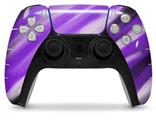 WraptorSkinz Skin Wrap compatible with the Sony PS5 DualSense Controller Paint Blend Purple (CONTROLLER NOT INCLUDED)