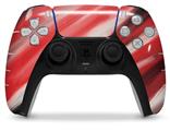 WraptorSkinz Skin Wrap compatible with the Sony PS5 DualSense Controller Paint Blend Red (CONTROLLER NOT INCLUDED)