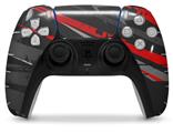 WraptorSkinz Skin Wrap compatible with the Sony PS5 DualSense Controller Baja 0014 Red (CONTROLLER NOT INCLUDED)