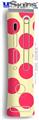 XBOX 360 Faceplate Skin - Kearas Polka Dots Pink On Cream